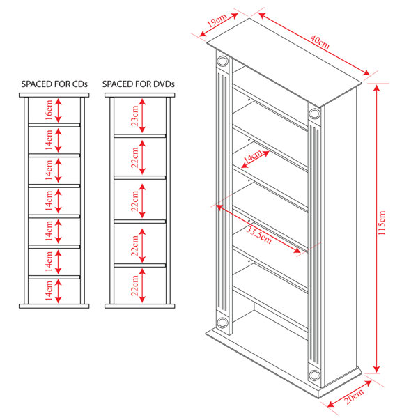 Marlow Home Co. Multimedia-Regal & Bewertungen | Wayfair.de